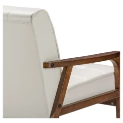 Mid-Century Masterpieces Loveseat White - Baxton Studio -Lush Living Store GUEST 6df08c2c bc8a 497e 8bb5 127c9d95e5c1