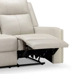 Randi Top Grain Leather Manual Reclining Loveseat Ivory - Abbyson Living -Lush Living Store GUEST 6dfa7056 ecf4 4ddf b579 d49308305098