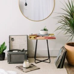 Viviana Gonzalez Retro Fusion Side Square Table - Deny Designs -Lush Living Store GUEST 6e0cd38a 46b4 4afc bb86 80dfbfb68099