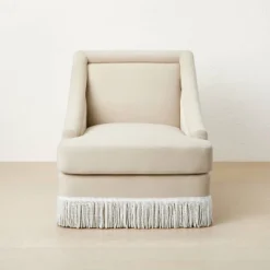 Alberhill Velvet Accent Chair With Fringe - Opalhouse™ Designed With Jungalow™ -Lush Living Store GUEST 6e15116a cec0 488c a9fe c83cba42ab55