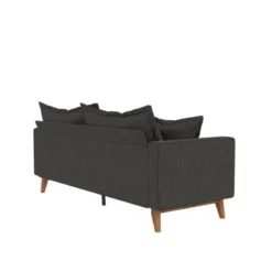 Maryan Pillowback Wood Stretcher Sofa Gray Linen - Room & Joy -Lush Living Store GUEST 6e4340a9 89e0 4a3d 8dcd 5ab000c042cf
