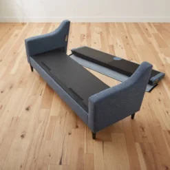 Ellen Upholstered Scooped Arm Sofa With Square Tufting - Brookside Home -Lush Living Store GUEST 6e863901 5c62 489c b3c4 7025769ec623