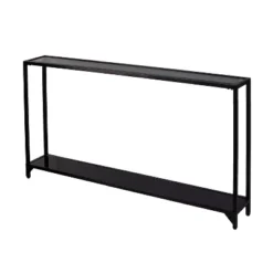 Berton Narrow Metal Console - Aiden Lane -Lush Living Store GUEST 6f249cc0 91c3 4067 a2b0 55727697f0a3