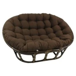 63"x45" Double Papasan With Twill Cushion - International Caravan -Lush Living Store GUEST 6f526b37 a9eb 4db2 9886 12c3aaa8ced3