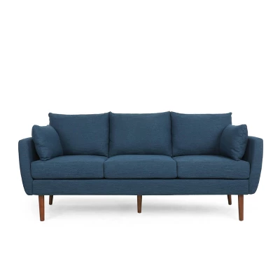 Feichko Contemporary Fabric Pillow Back 3 Seater Sofa - Christopher Knight Home 14 Feichko Contemporary Fabric Pillow Back 3 Seater Sofa - Christopher Knight Home - Image 12