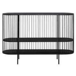 Contemporary Metal Console Table Black - Olivia & May -Lush Living Store GUEST 6f65ded2 a93a 4b3c 9e72 d16ab5f1043c