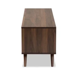 2 Door Naoki Two-Tone Wood TV Stand For TVs Up To 65" Gray/Walnut - Baxton Studio -Lush Living Store GUEST 6fced1b4 73fd 46c9 acf2 52efc68c2750