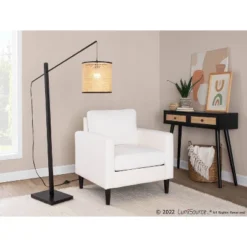 Wendy Arm Chair Polyester/Wood - LumiSource 31 Wendy Arm Chair Polyester/Wood - LumiSource -Lush Living Store GUEST 7028b7a6 0612 42ed b976 49114bfdb535