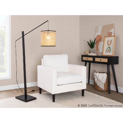 Wendy Arm Chair Polyester/Wood - LumiSource 15 Wendy Arm Chair Polyester/Wood - LumiSource - Image 13