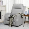 HOMCOM Electric Power Recliner Armchair With USB Charging Station, Sofa Recliner With Linen Upholstered Seat And Retractable Footrest, Gray -Lush Living Store GUEST 703a4a22 8aa8 4f4a 8029 25cc31b6841b