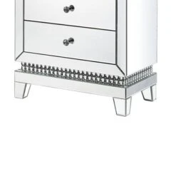 24" Lotus Mirrored Cabinet Faux Crystals Inlay - Acme Furniture -Lush Living Store GUEST 70622fe1 6409 481c 8c7a 498bcffd7c55