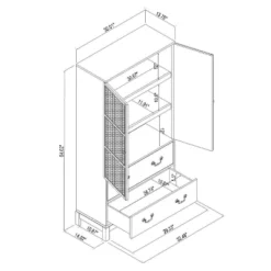 Brandeis Woven Cabinet Brown - Threshold™ Designed With Studio McGee -Lush Living Store GUEST 707bd53d 9cc8 4d72 96d2 6474dbf4e472