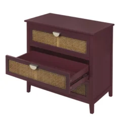 Archie Ash Wood Veneer 3-drawer And Pine Legs Accent Cabinet With Storage- The Pop Maison -Lush Living Store GUEST 70916e29 619e 4646 8508 dbd26660ca2e 1