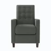 Nya Button Tufted Pushback Accent Chair - ProLounger -Lush Living Store GUEST 711a2c98 0ae1 4398 be45 3e1d0dd895b8