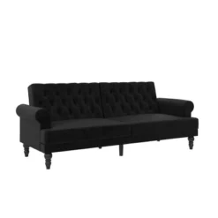 Cassidy Upholstered Futon - Paris Hilton X The Novogratz -Lush Living Store GUEST 71483bc6 0c6c 4af4 b904 269e4c1684b6