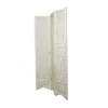 Country Cottage Wood Room Divider Screen White - Olivia & May -Lush Living Store GUEST 7158add5 48bd 417b 8962 056109699570