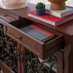 Julio Console Light Cherry - Powell Company -Lush Living Store GUEST 718e85c8 a7a9 433e a7ae fe0977cd51f0