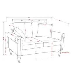 Evok Contemporary Chenille Upholstered Loveseat - MiBasics 21 Evok Contemporary Chenille Upholstered Loveseat - MiBasics -Lush Living Store GUEST 71a9fc7a 56ba 4096 9bfd 835a4a776030