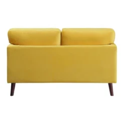 Tolley Velvet Loveseat In Yellow - Lexicon -Lush Living Store GUEST 71cbdf5f 85bc 454f ba5c c17b232ccd57