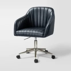 Luca Vegan Leather Height-adjustable Ergonomic Office Chair With Elegant Channel Design Task Chair| ARTFUL LIVING DESIGN -Lush Living Store GUEST 723d5c99 4027 43c6 8dab 5704e39e708c