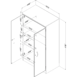 Morgan 2 Door Storage Cabinet Royal Cherry - South Shore -Lush Living Store GUEST 724503b8 44ab 406b a2a7 7a8dba34c5d7