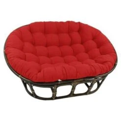 63"x45" Double Papasan With Twill Cushion - International Caravan -Lush Living Store GUEST 7262b50e 18a2 4486 bc15 60f4e57440fe