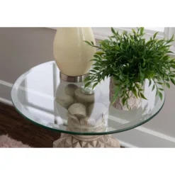 Pamella Pineapple Side Table Gray - Powell Company -Lush Living Store GUEST 72850173 46a9 4acf 812a df5a3e12d5c5