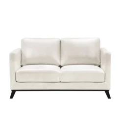 Woodstock Mid-Century Top Grain Leather Loveseat - Abbyson Living -Lush Living Store GUEST 72e2adc6 fb29 4cdf 9383 fa9cee9a772d