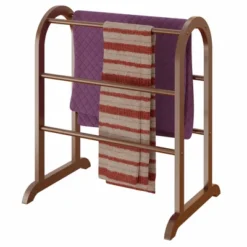 Eleanor Quilt Rack - Antique Walnut - Winsome -Lush Living Store GUEST 72f2867e b199 4990 81a2 da0890d1af58