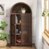 Woven Arched Wood Cabinet - Threshold™ -Lush Living Store GUEST 73a55bd1 6a6c 4c44 84d9 6effff9a7fc1