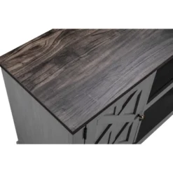 54" Farmhouse Two-Tone TV Stand For TVs Up To 65" Gray - Home Essentials -Lush Living Store GUEST 73d9a448 bf0b 4a90 a8a0 206502707b94