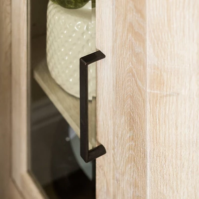 Glass Door Electric Fireplace Corner TV Stand For TVs Up To 50" - Saracina Home 9 Glass Door Electric Fireplace Corner TV Stand For TVs Up To 50" - Saracina Home - Image 7