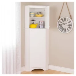 Elite Tall 2 Door Corner Storage Cabinet - Prepac 12 Elite Tall 2 Door Corner Storage Cabinet - Prepac -Lush Living Store GUEST 7424dca5 b620 4d3f 8a42 485cb5552301