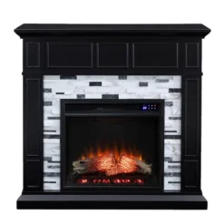 Dalmen Marble Fireplace Black - Aiden Lane -Lush Living Store GUEST 742a23db 0ed2 45e1 85f7 3939bd50783e