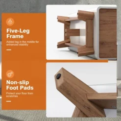 Costway 47'' TV Stand Media Entertainment Center Console W/ 2 Drawers Open Shelve -Lush Living Store GUEST 74ef0d05 cd82 4989 9428 a1633f70f8de