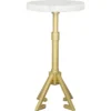 Augustus Side Table Marble White - ZM Home -Lush Living Store GUEST 750137fa 4c6e 4489 a812 8625f6dd0144