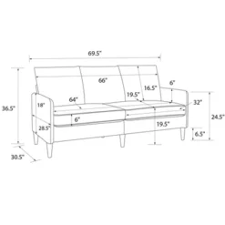 RealRooms Cassia Pillowback Sofa -Lush Living Store GUEST 753cc2b8 ca8d 4411 a2cd 2ea427f20bc0