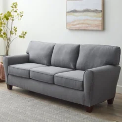 88” Abby Upholstered Rolled Arm Sofa - Brookside Home -Lush Living Store GUEST 7551fe2e 658d 4061 ba2f 7f82bd7feff1