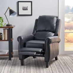 Haddan Faux Leather Recliner Club Chair - Christopher Knight Home -Lush Living Store GUEST 75d21fa8 ad8d 49e5 bc5c 9d988ef35be0