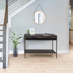 Joliet Entryway Table Gray/Black - CorLiving -Lush Living Store GUEST 761a1c8e d05f 43cc 9f4a 7b4a079d6edc