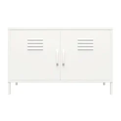 RealRooms Shadwick 2 Door Metal Locker Accent Cabinet -Lush Living Store GUEST 764ad48e 0b19 4f3b b41a 2586ef98ebab