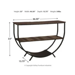 Lamoney Sofa And Console Table Gray/White/Brown - Signature Design By Ashley -Lush Living Store GUEST 765710ef baea 44f4 ad16 1bc0377c917b