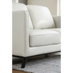 Woodstock Mid-Century Top Grain Leather Loveseat - Abbyson Living -Lush Living Store GUEST 76cf73ff 8b5e 48f0 ae96 a3af2a2ca94b