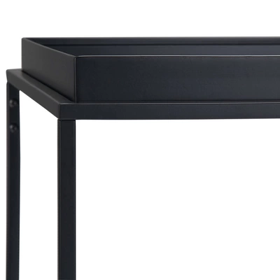 47" Morton Tray Top Console Table Black - WyndenHall 7 47" Morton Tray Top Console Table Black - WyndenHall - Image 5