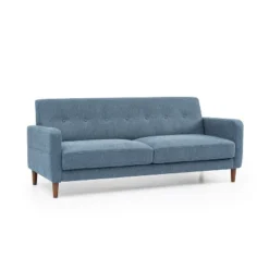 Adair Mid-Century Modern Sofa Couch With Armrest Pockets Tufted Linen Fabric - Mellow 12 Adair Mid-Century Modern Sofa Couch With Armrest Pockets Tufted Linen Fabric - Mellow -Lush Living Store GUEST 77c3442f b095 4607 a9ee d1fa6ab3200e