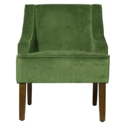 Velvet Swoop Armchair - HomePop -Lush Living Store GUEST 77f71ba2 083b 4186 8028 91f40e8c1c7b