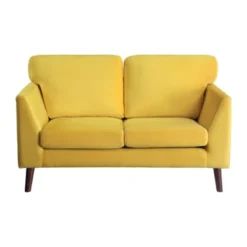 Tolley Velvet Loveseat In Yellow - Lexicon -Lush Living Store GUEST 78084feb 5523 4614 91fb cbe32b76ee90