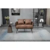 Modern Accent Metal Frame Tufted Sofa With Arms - ModernLuxe -Lush Living Store GUEST 7855ed61 0d06 4c42 bb70 5b0a462a3cb5
