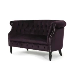 Milani Scroll Arm Loveseat - Christopher Knight Home -Lush Living Store GUEST 786dc452 8cb5 4ec7 a5b8 1cf12f9c6bf7