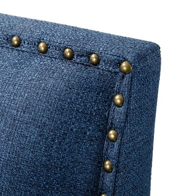 Asiab Wooden Upholstered Armchair | Karat Home 9 Asiab Wooden Upholstered Armchair | Karat Home - Image 7